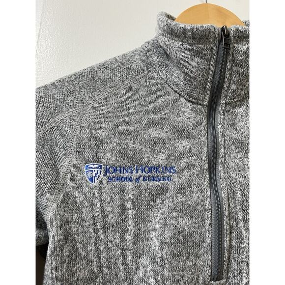 Patagonia Womens Better 1/4 Zip Fleece Sweater Size XS Gray Johns Hopkins LOGO - Picture 4 of 7